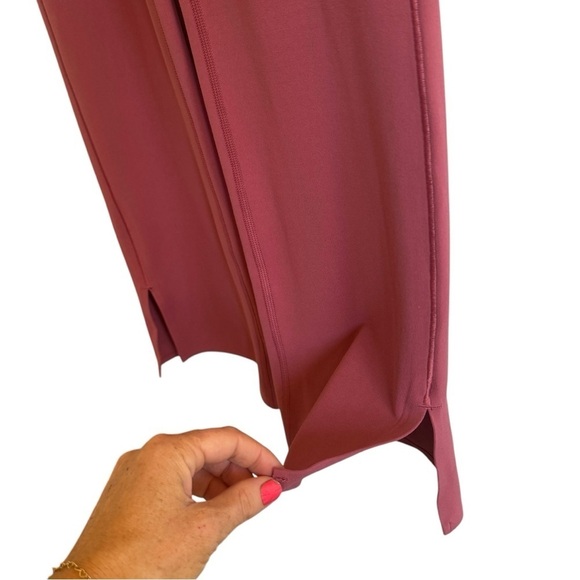 Athleta Transcend Stash Straight Leg Pant, Berry Rose, Size S - Picture 8 of 12